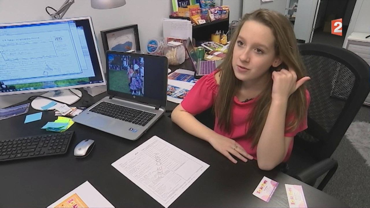 Patronne à 11 ans : Alina est déjà Millionnaire aux USA !