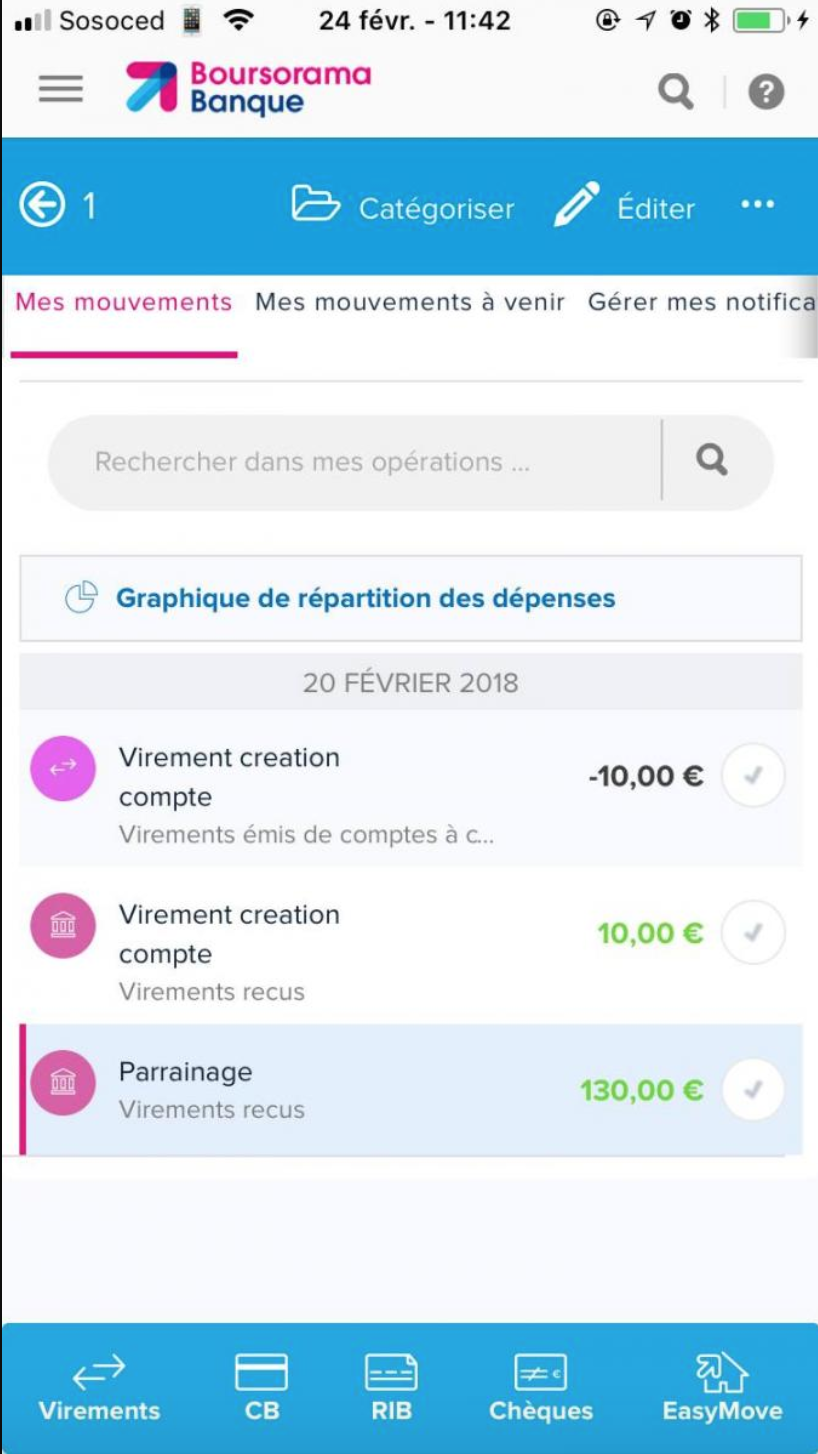 preuve dépôt ouverture compte 10 euros